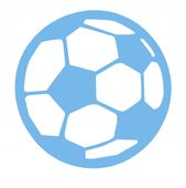 Zawieszka dekor ozdoba ażurowa PIŁKA football nieb