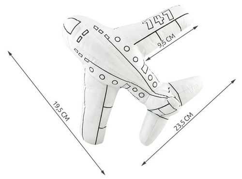 Maskotka do malowania - samolot na Arena.pl
