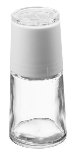 Młynek ręczny do soli i pieprzu szklany 130 ml ceramiczne żarno 2 szt. na Arena.pl