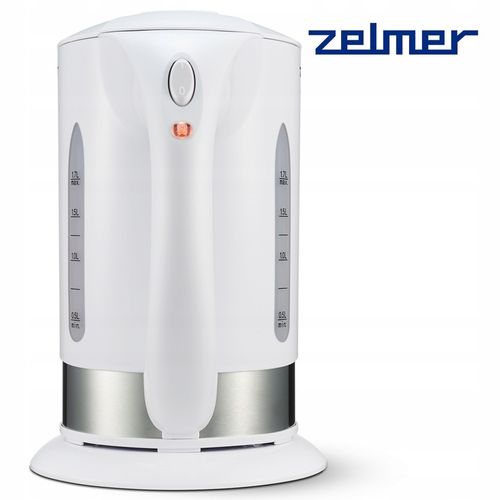 Czajnik elektryczny Zelmer ZCK7630W 2200 W 1,7 l biały na Arena.pl