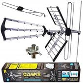 ANTENA TV Naziemnej BX1000 DVB-T2 Kierunkowa Filtr LTE OLYMPIA do 120km