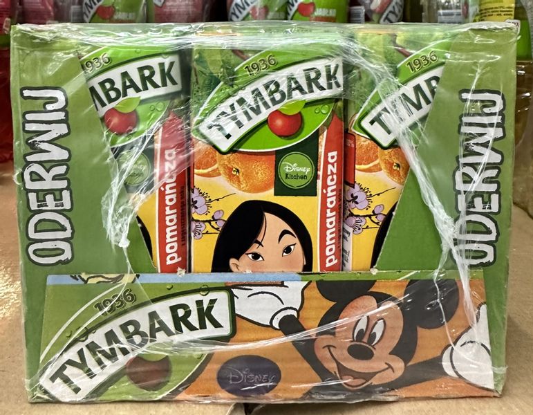 Tymbark sok pomarańczowy 200ml - karton zdjęcie 1