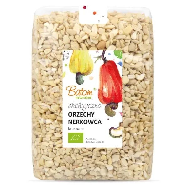 Orzechy Nerkowca Kruszone BIO 1 kg - Batom zdjęcie 1