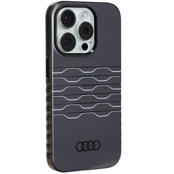 Etui Audi do iPhone 15 Pro, Czarny, MagSafe zdjęcie 6