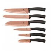 zestaw noży kuchennych berlinger haus bh-2648 rose gold