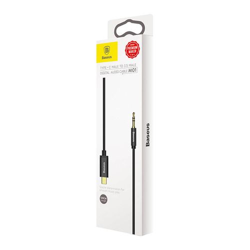 kabel audio usb-c do mini jack 3,5mm baseus yiven 1.2m (czarny) na Arena.pl