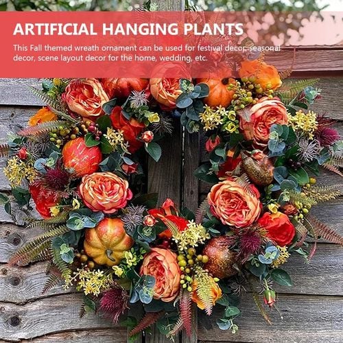 Wieniec na Święto Dziękczynienia Jesienny wieniec na drzwi Trwały na Arena.pl