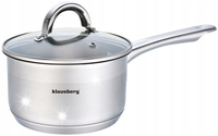 RONDEL STALOWY 18cm 2,6L indukcja z pokrywą