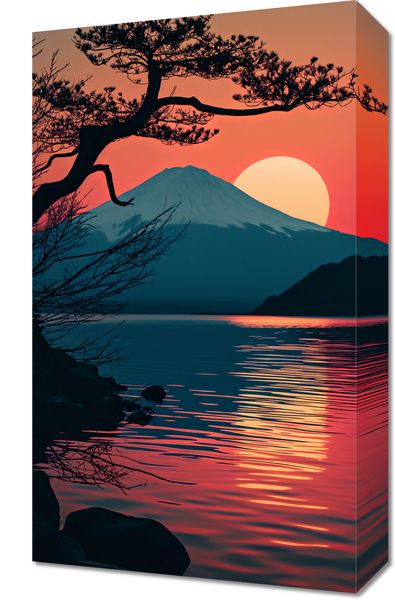 Obraz 30x50cm Góra Wieczorem zdjęcie 1