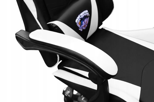 Fotel GAMINGOWY komputerowy OBROTOWY biurowy krzesło gracza + MASAŻ PLECÓW! na Arena.pl