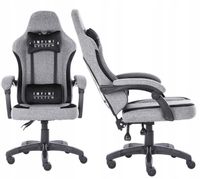 FOTEL GAMINGOWY dla gracza INFINI System z tkaniny