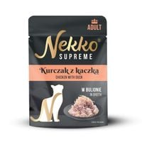 NEKKO SUPREME Adult Kurczak z kaczką w bulionie 70g