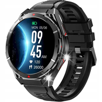 SMARTWATCH z GPS męski do biegania SPORT f41 bl/bl sil