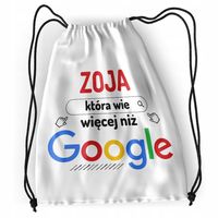 Plecak Dla Zoi Sportowy Szkolny Worek Torba Z Nadrukiem Ze Zdjęciem