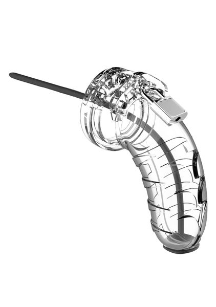 Model 16 - Chastity - 4.5"""" - Cock Cage - Transparent zdjęcie 2