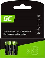 8x AKUMULATORKI AAA R3 GREEN CELL 950mAh BATERIE DO LAMP SOLARNYCH PALUSZKI
