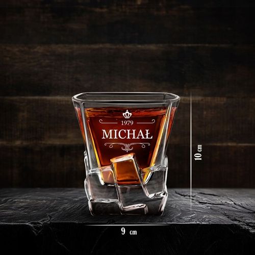 Szklanka do Whisky z Grawerem 250ml Prezent dla Faceta Chłopaka na Urodziny na Arena.pl