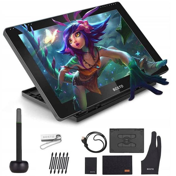 Tablet graficzny BOSTO 16HD 15.6'' LCD z piórem zdjęcie 4