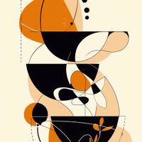 Plakat 40x40cm Taneczne Kręgi