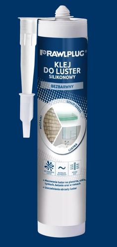 klej do luster silikonowy bezbarwny, 300ml na Arena.pl