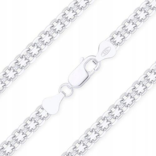 SREBRNY ŁAŃCUSZEK NASZYJNIK Z KRZYŻYKIEM PRÓBA 925 DLA CHŁOPCA NA CHRZEST na Arena.pl