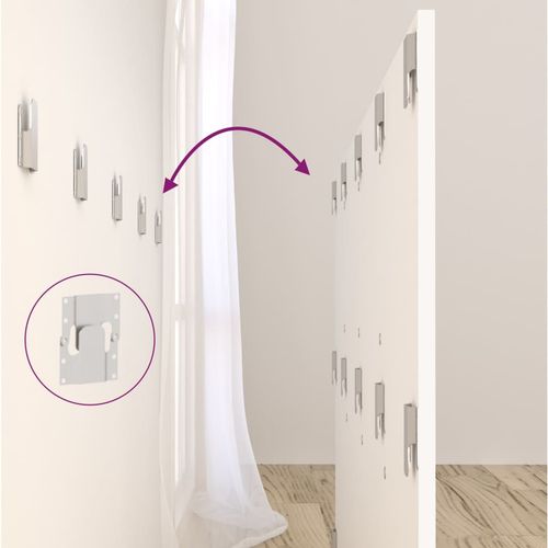 Wezgłowie łóżka, białe, 160x1,5x80 cm, materiał drewnopochodny na Arena.pl