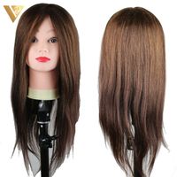KX6961 Gowa fryzjerska treningowa z naturalnymi