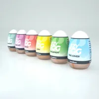 crushious ezy egg zestaw 6 modeli wielokolorowych - elastyczne akcesoria
