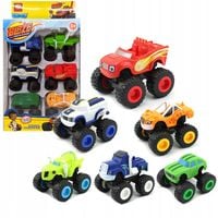 BLAZE I MEGA MASZYNY AUTKA Z NAPĘDEM 6 SZT ZESTAW