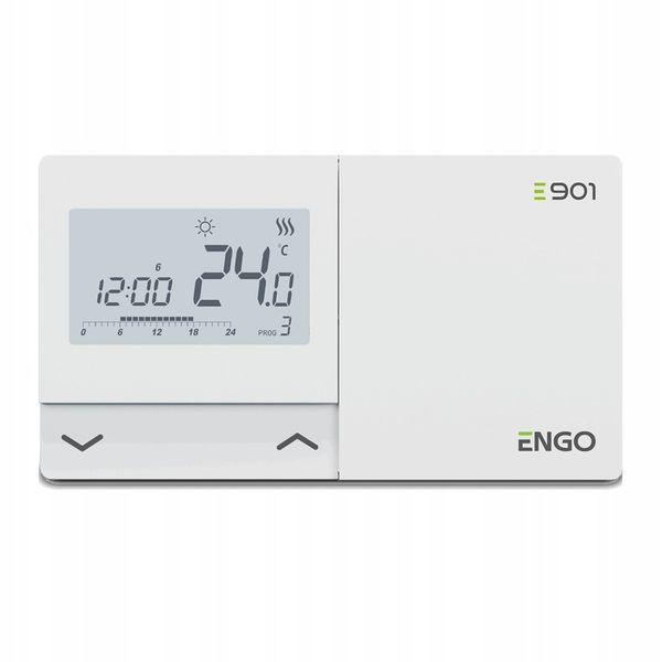 Engo E901 Regulator temperatury pokojowy PRZEWODOWY zdjęcie 1