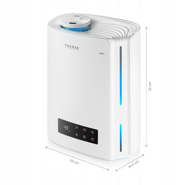 Nawilżacz powietrza AROMATERAPIA do roślin kwiatów Biały TRANSA 4,8L zdjęcie 11