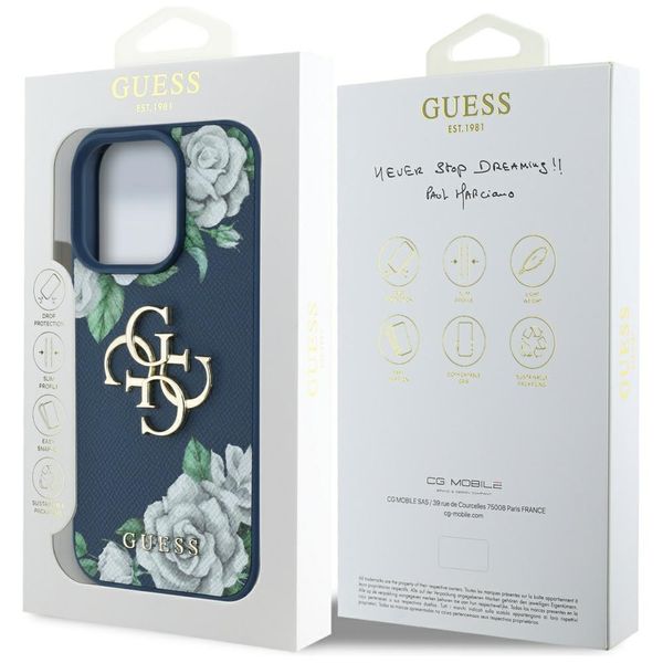 Etui Guess do iPhone 16 Pro Max, Niebieski zdjęcie 8