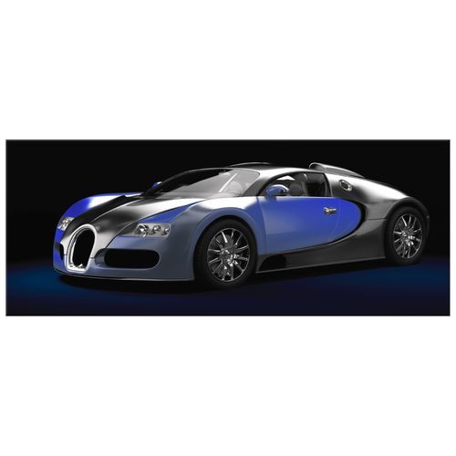 Obraz Drukowany 100X40 Błękitne Bugatti Veyron na Arena.pl