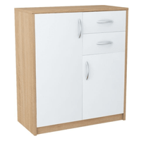 Komoda do pokoju, Classic, 74x35x85 cm, dąb sonoma, biel, mat | TYLETEGOTU