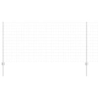 Ogrodzenie z słupkami Srebrny 1 x 10 m Stal