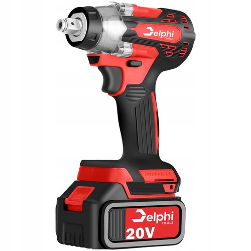 KLUCZ UDAROWY AKUMULATOROWY BEZSZCZOTKOWY do KÓŁ 20V 1/2'' 2xAKU NASADKI na Arena.pl