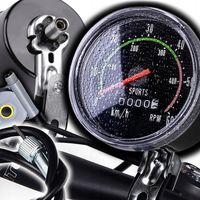 NAJWIĘKSZY Bezbateryjny Licznik Rowerowy Retro Wodoodporny XL WYSOKA JAKOŚĆ