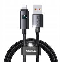 MCDODO KABEL Z WYŚWIETLACZEM USB LIGHTNING 36W 1M DO IPHONE X 11 12 13 14