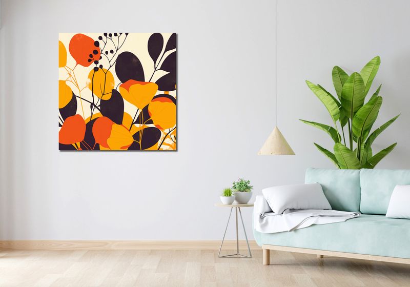 Obraz 90x90cm Ogrodowa Paleta zdjęcie 2