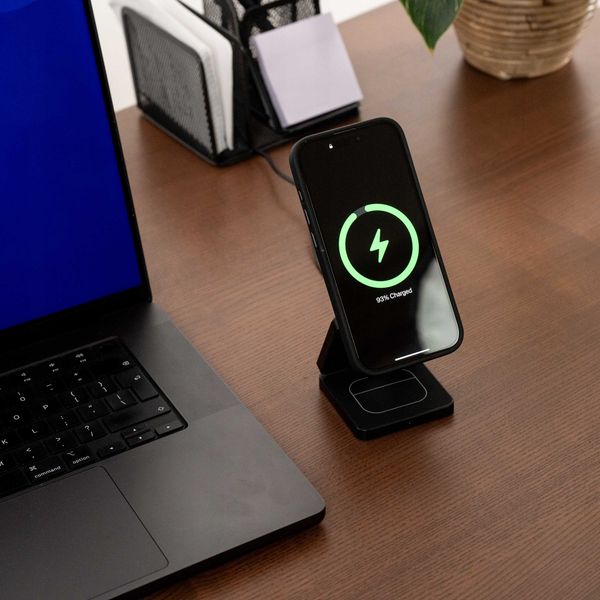Spacecase 3In1 Wireless Charger Magcharge Wm4B Black zdjęcie 11