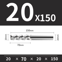 Frez Trzpieniowy VHM 3-Ostrzowy Rozmiar: Ø20x70x20Dx150L