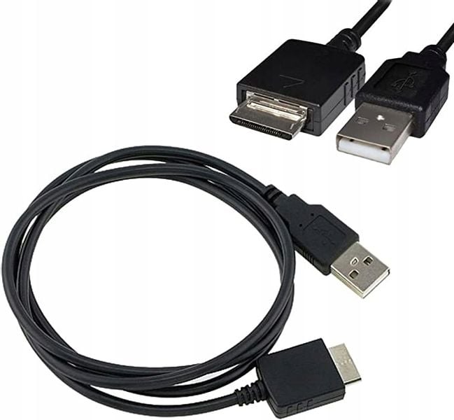KABEL ŁADOWARKA ŁADUJĄCY DO ODTWARZACZA USB SONY WALKMAN MP3 MP4 WM-PORT zdjęcie 4