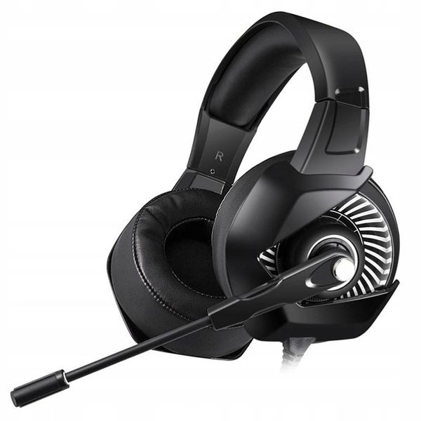 ONIKUMA K6 SŁUCHAWKI GAMINGOWE DLA GRACZY RGB LED MIKROFON PC PS4 zdjęcie 4