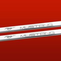 Listwa progowa FORD MUSTANG MK4 MUSTANG BADGE Stal nierdzewna 304 połysk