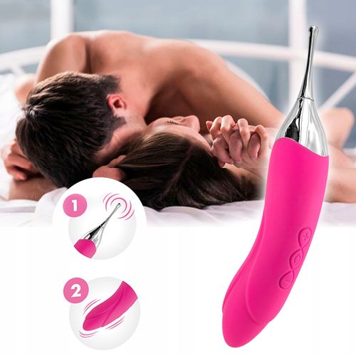 Dwustronny stymulator 2w1. Wibrujący wibrator. na Arena.pl