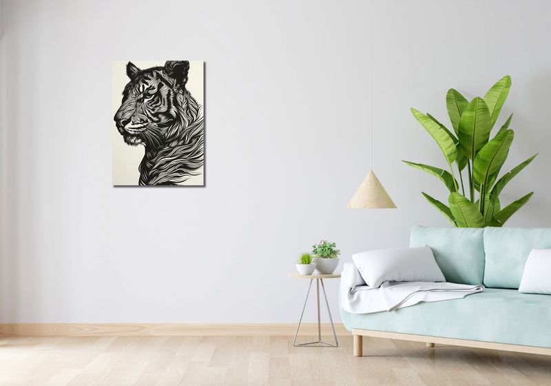 Obraz 50x70cm Tygrysi Gwizd zdjęcie 2