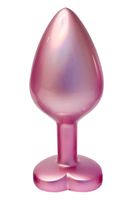 korek analny gleaming love pearl pink plug medium dreamtoys