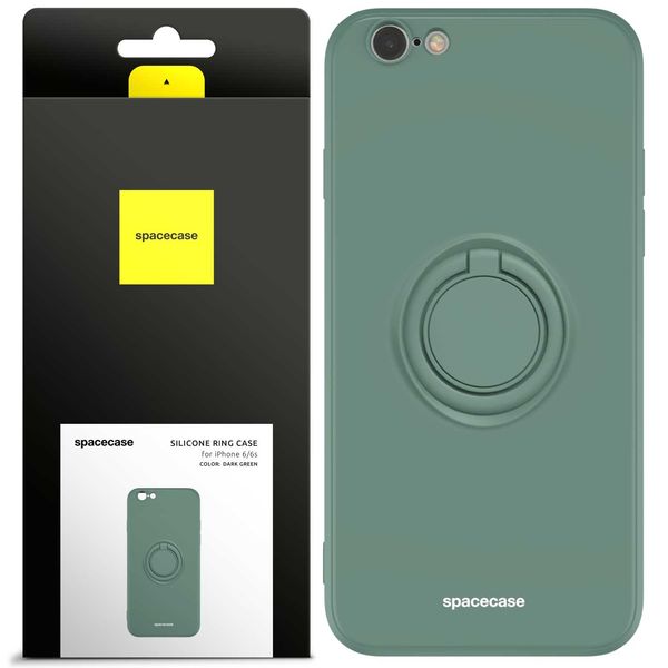 Spacecase Silicone Ring Iphone 6/6S Dark Green zdjęcie 1