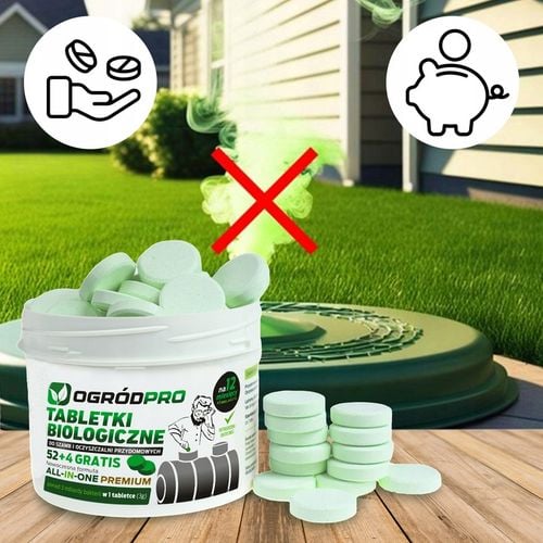 Tabletki Bakterie do szamba Oczyszczalni na Rok Tłuszcze All in One na Arena.pl