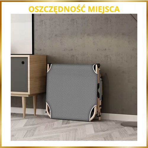 ŁÓŻKO z materacem podsuszką TURYSTYCZNE ŁÓŻKO SKŁADANE ŁÓŻKO POLOWE WYGODNE na Arena.pl
